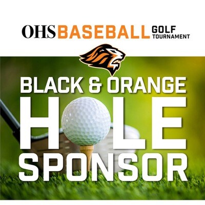 Black and Orange Sponsor