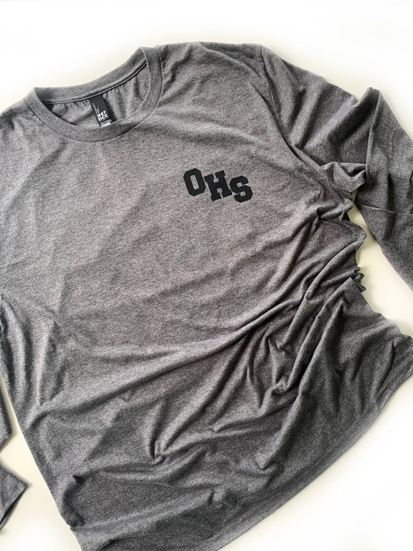 Grey Long Sleeve OHS Lions