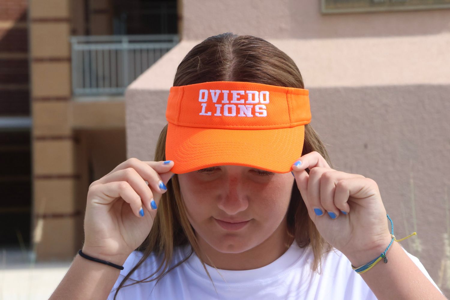 Org Visor &quot;Oviedo Lions&quot; wht