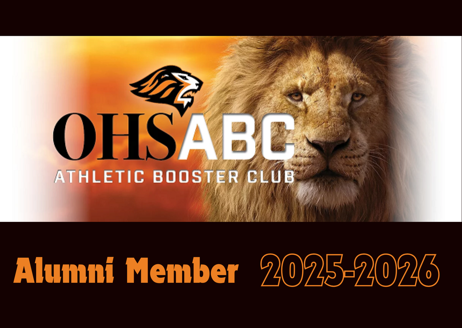 2025 - 2026 OHS Athletic Booster Club ALUMNI Membership