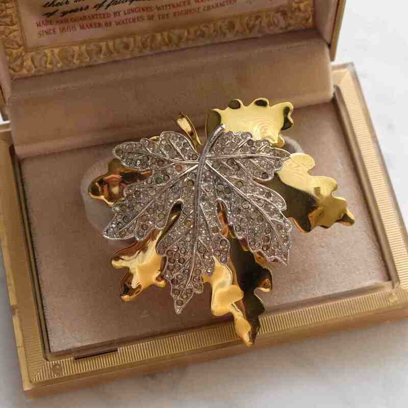 Vintage McСlelland Barclay Maple Leaf Brooch 1950’s