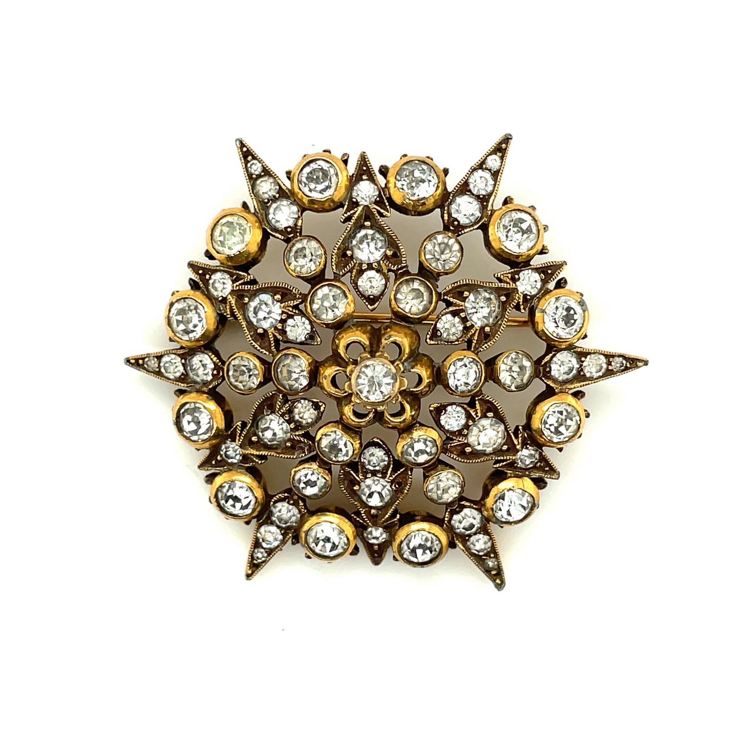 Vintage DeRosa Star Pin Brooch 1940’s