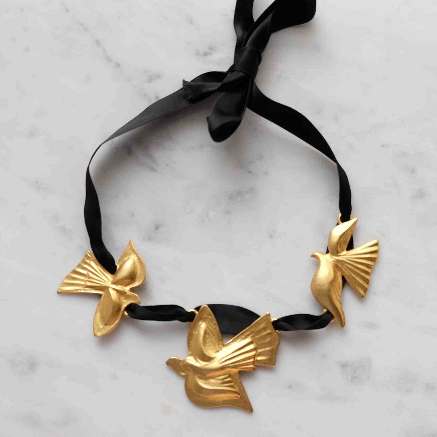 Vintage Antigona Paris Doves Necklace