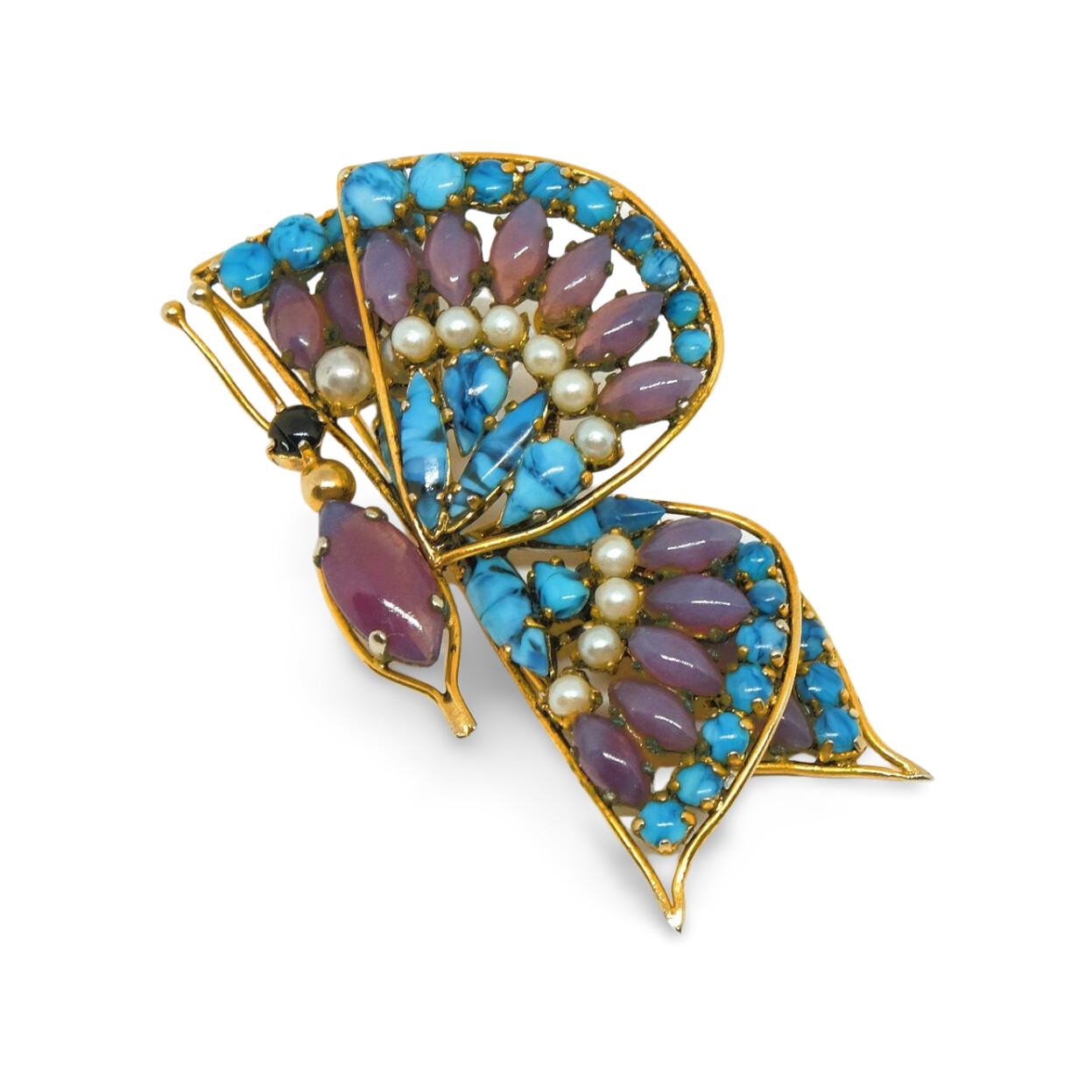 Christian Dior Germany Butterfly Pin with original box