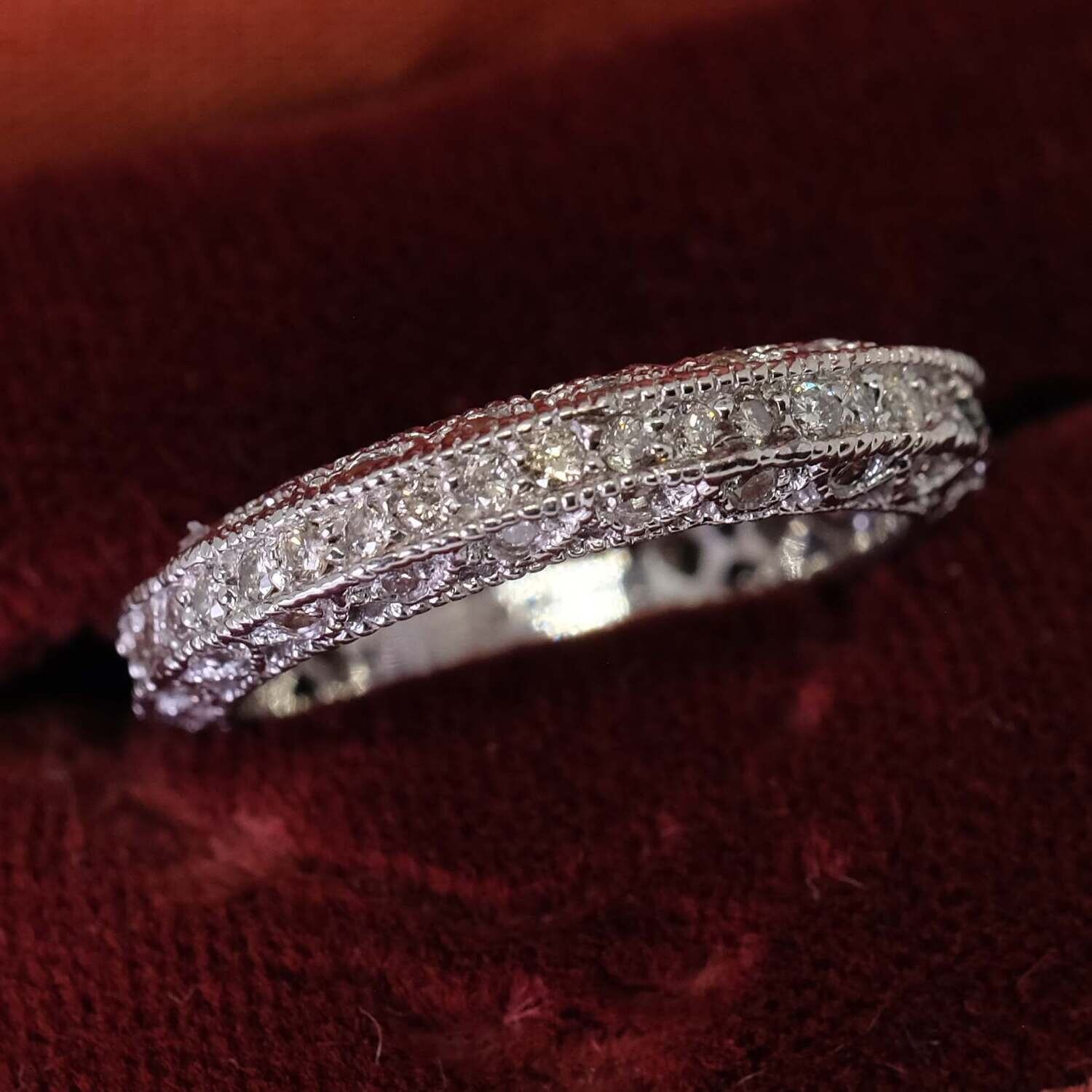 Antique Filigree Art Deco Diamond Ring