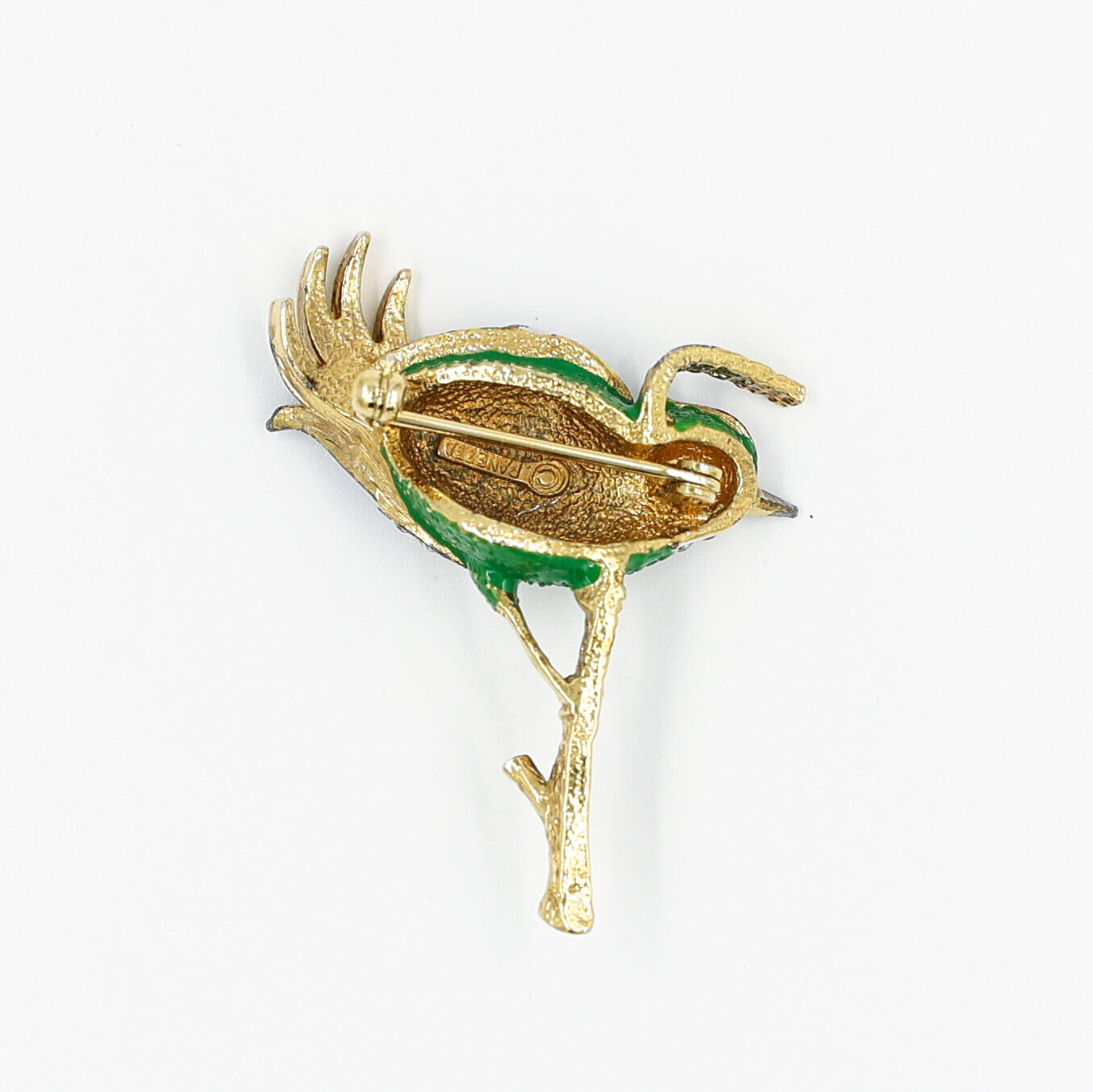 Panetta Bird Enamel Brooch