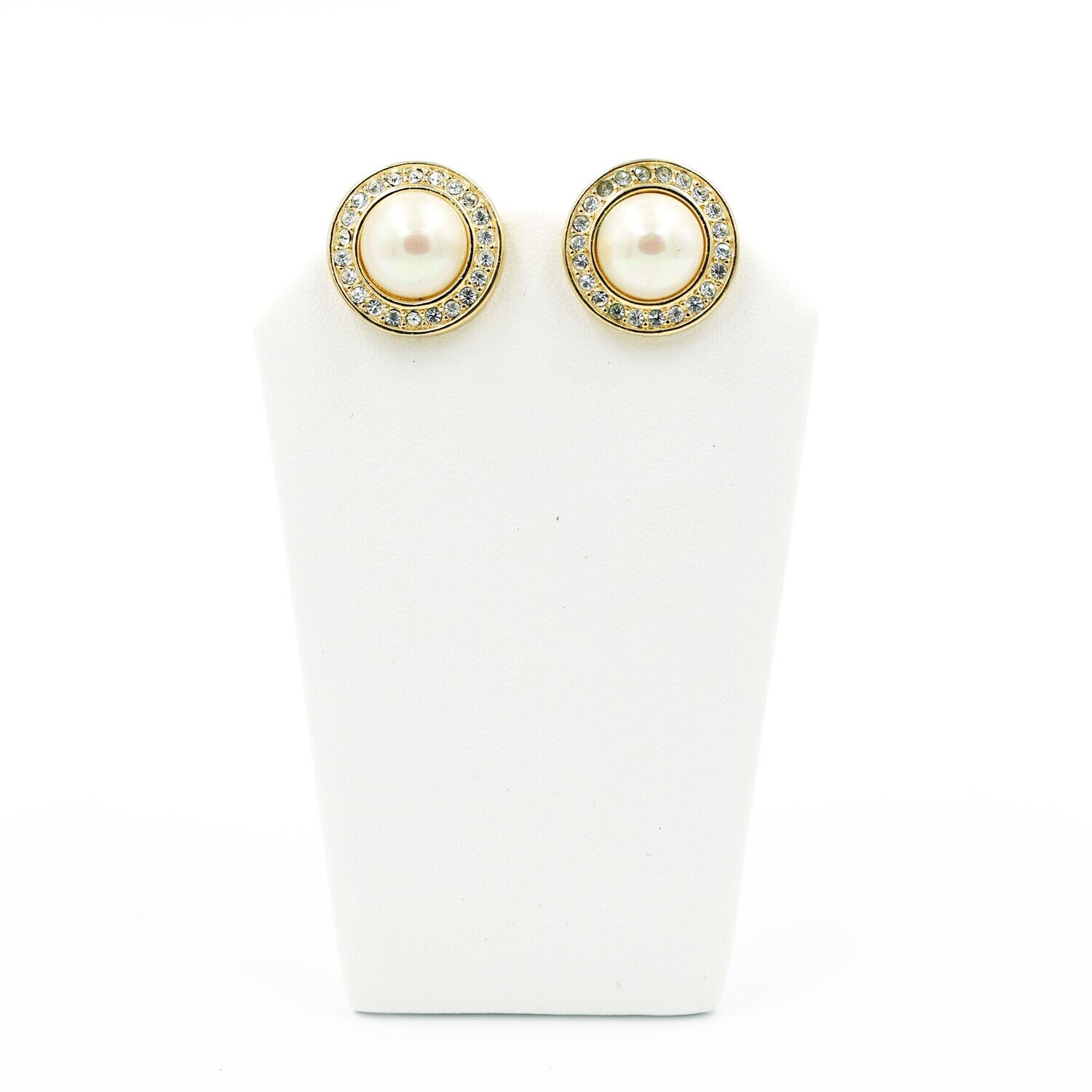 Vintage Christian Dior Mini Pearl Earrings