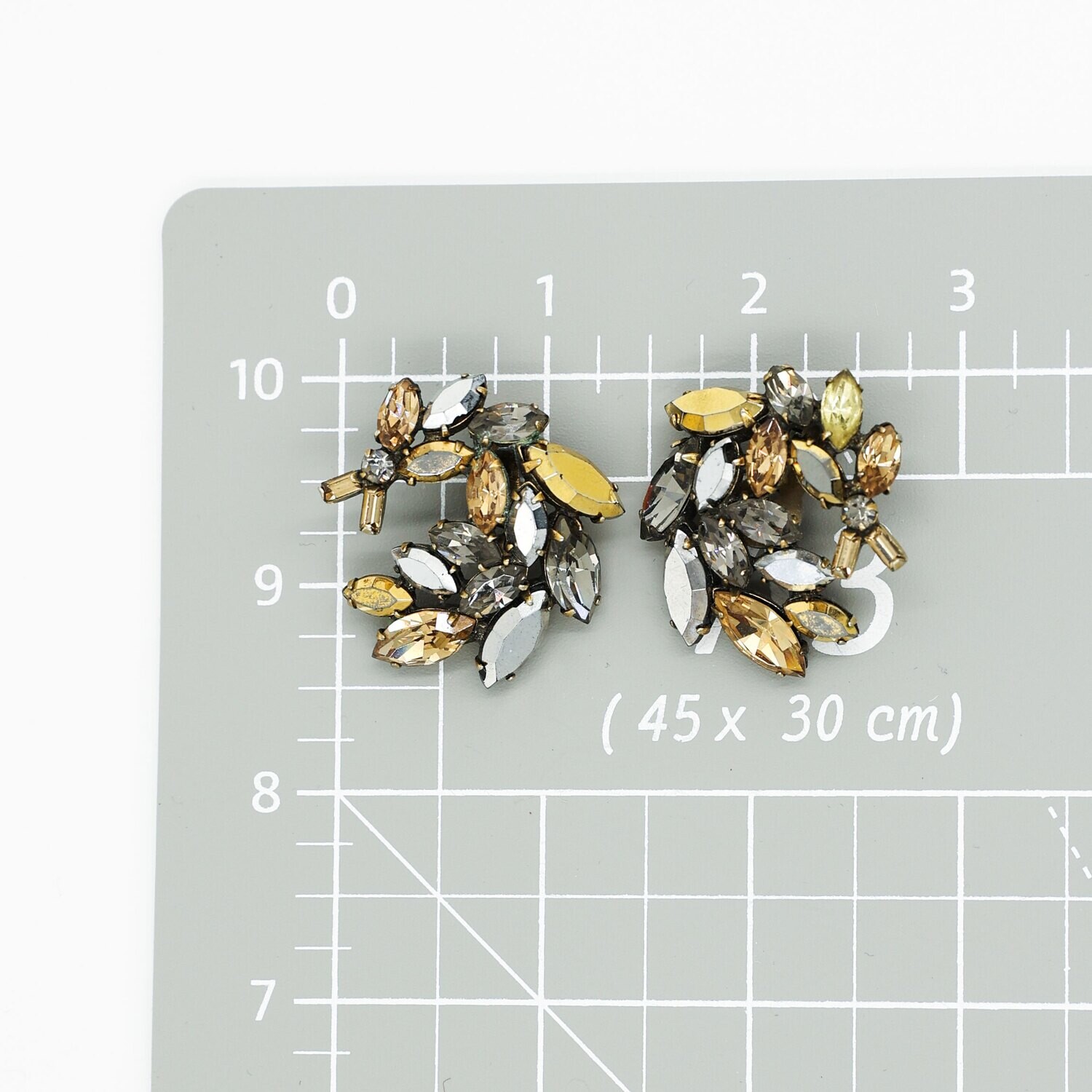 Vintage Regency Brooch and Earrings Set