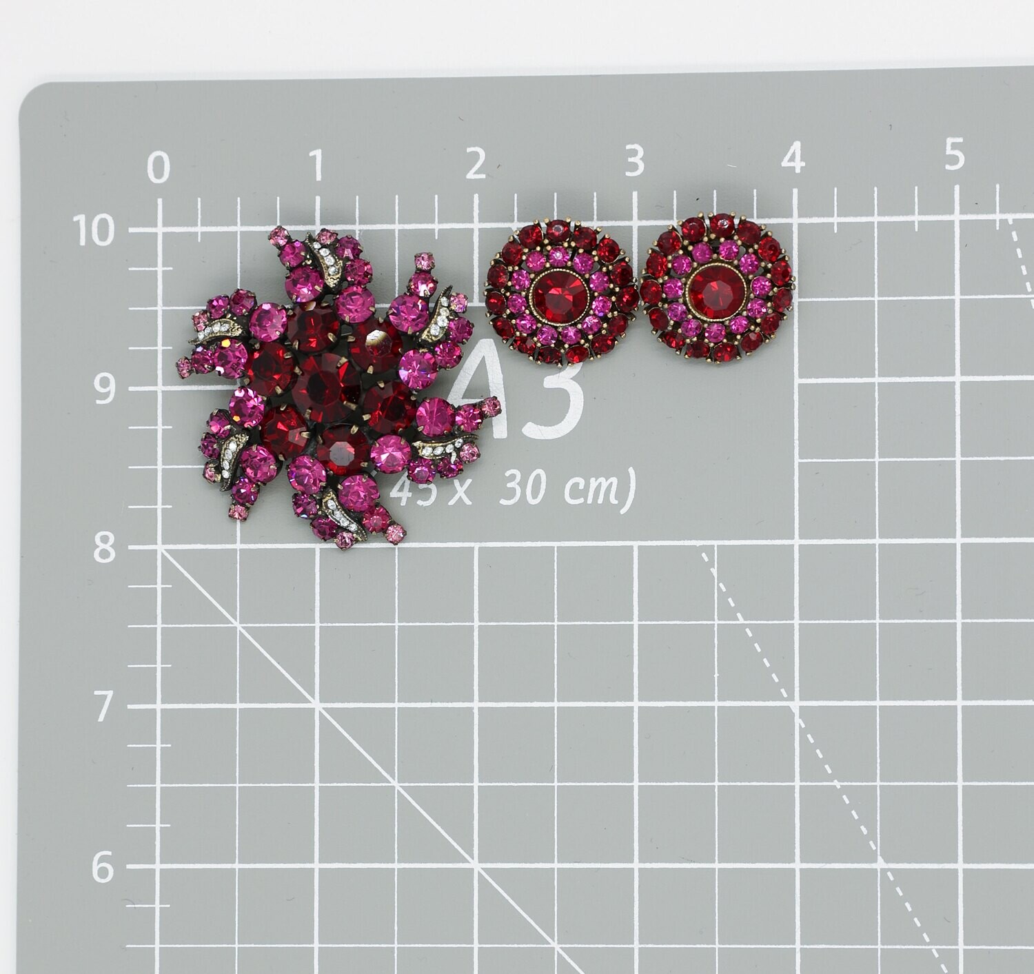 Weiss Red Fuchsia Set