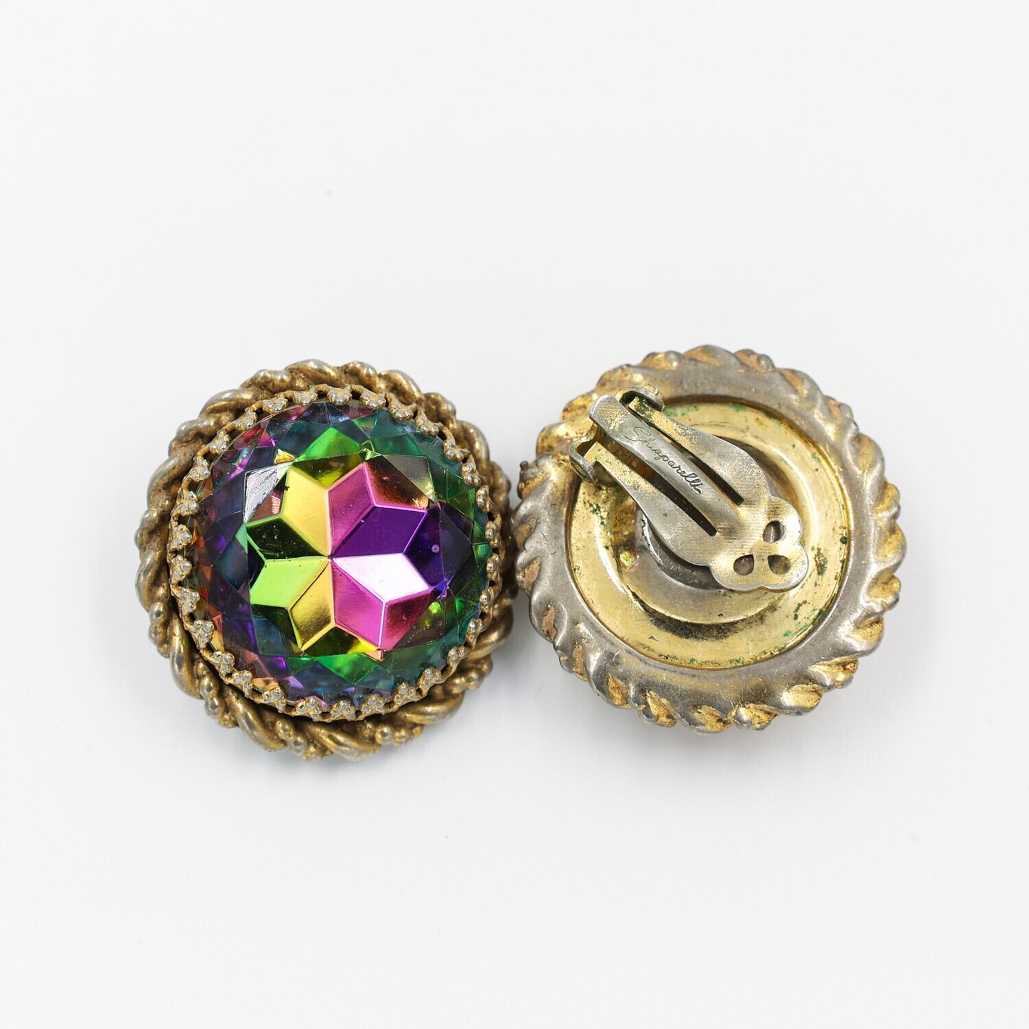 Elsa Schiaparelli Watermelon Bracelet and Earrings Set