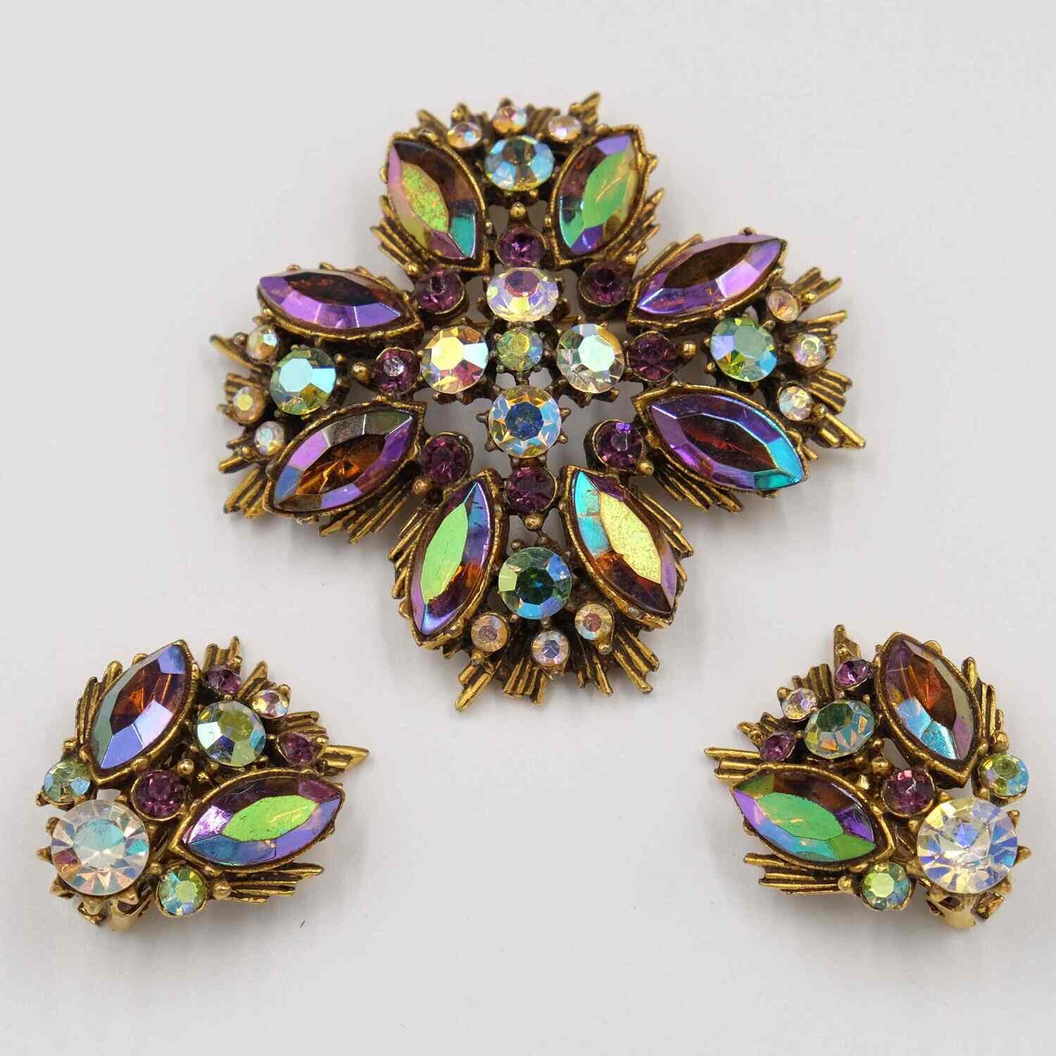 Vintage Florenza Purple Set