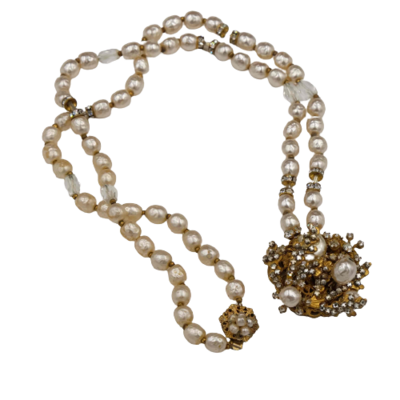 Miriam Haskell Center Piece Pendant Necklace