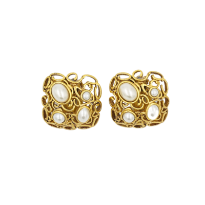 Oscar de la Renta Vintage Earrings