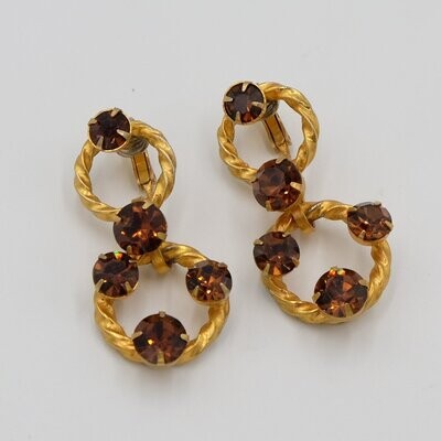 Christian Dior by Mitchel Maer Round Earrings