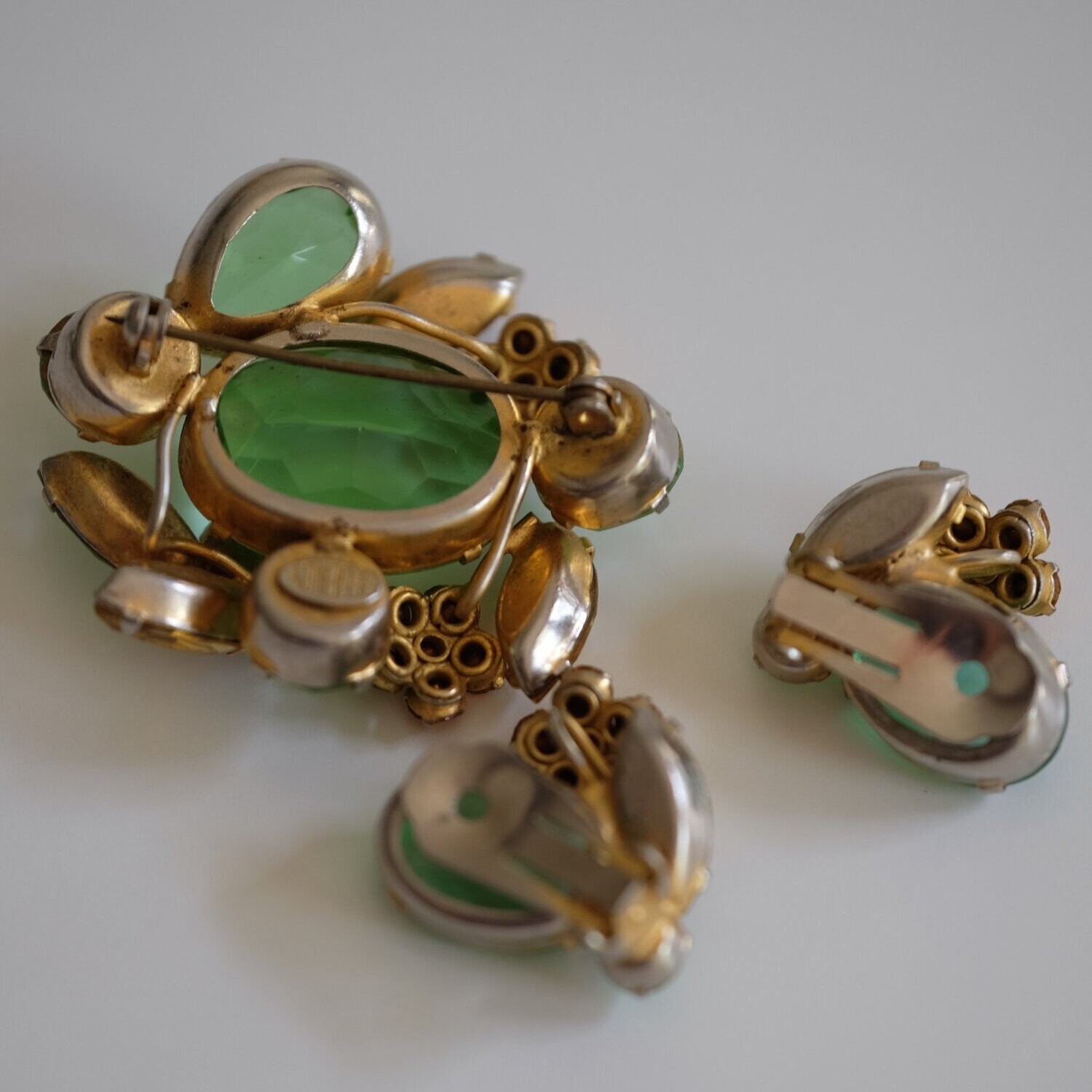 Regency Lime Glass Set 1960&#39;s
