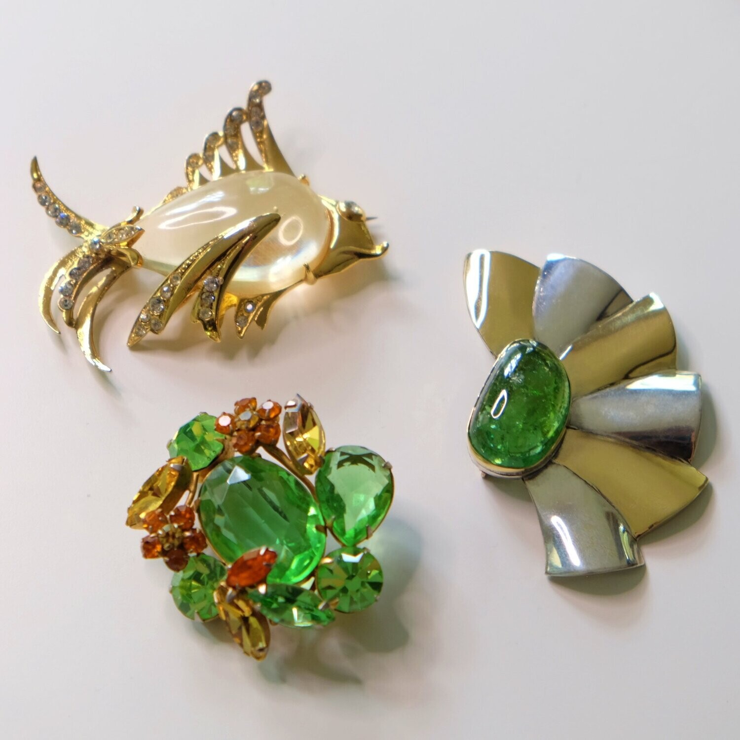Vintage Staret Lucite Brooch 1950&#39;s