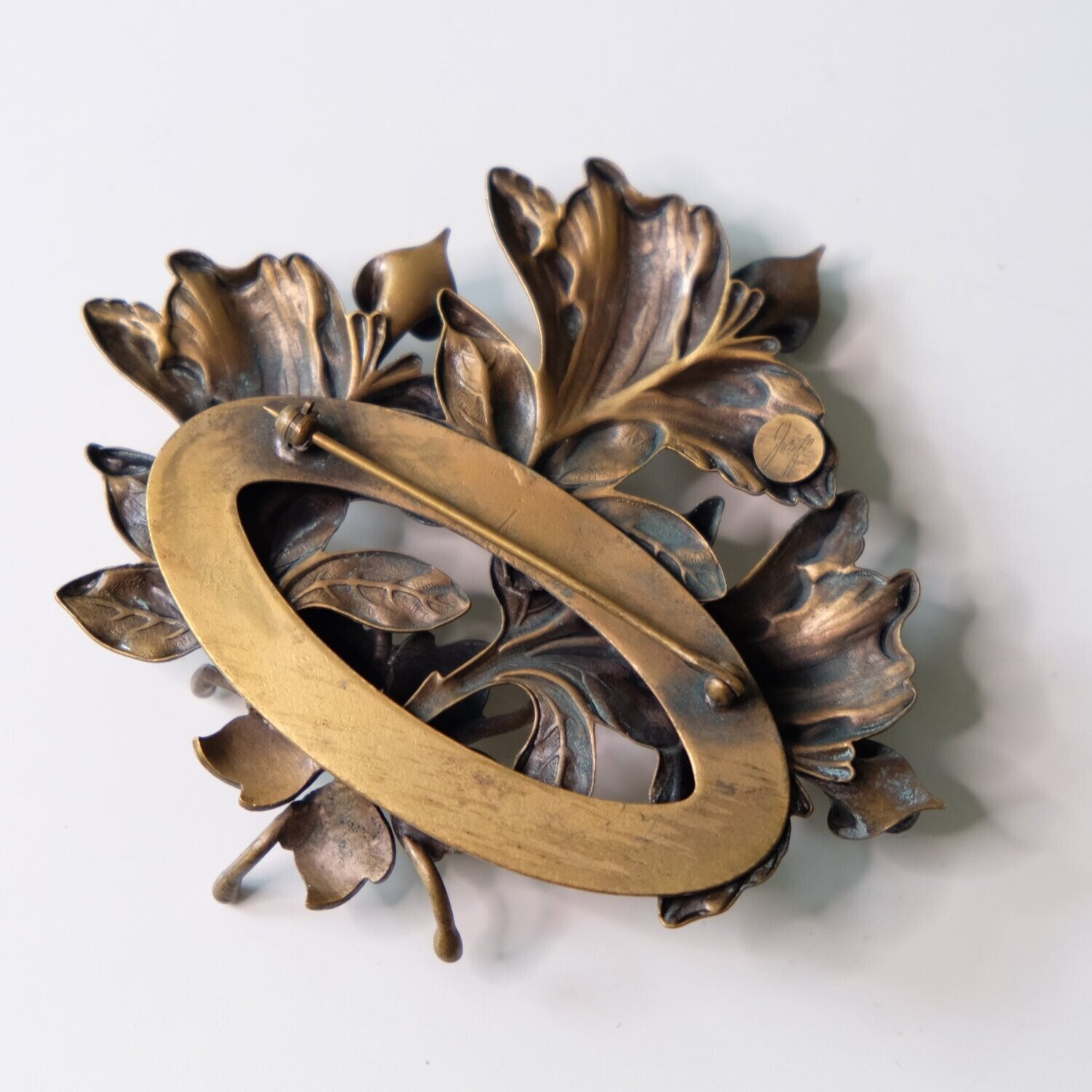 Joseff of Hollywood Flowers Pin 1950&#39;s