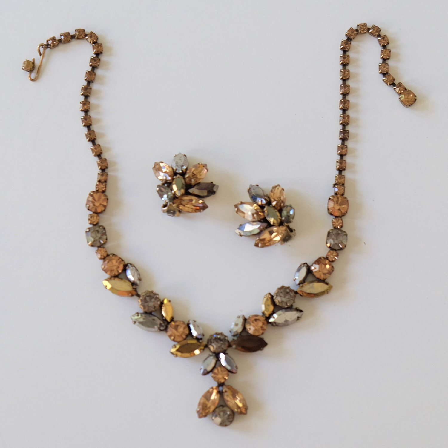 Regency Necklace and Earrings Set 1950’s