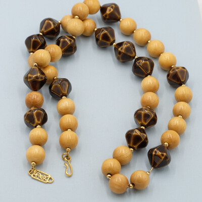 YSL Vintage Wooden Beads Africa 1970’s