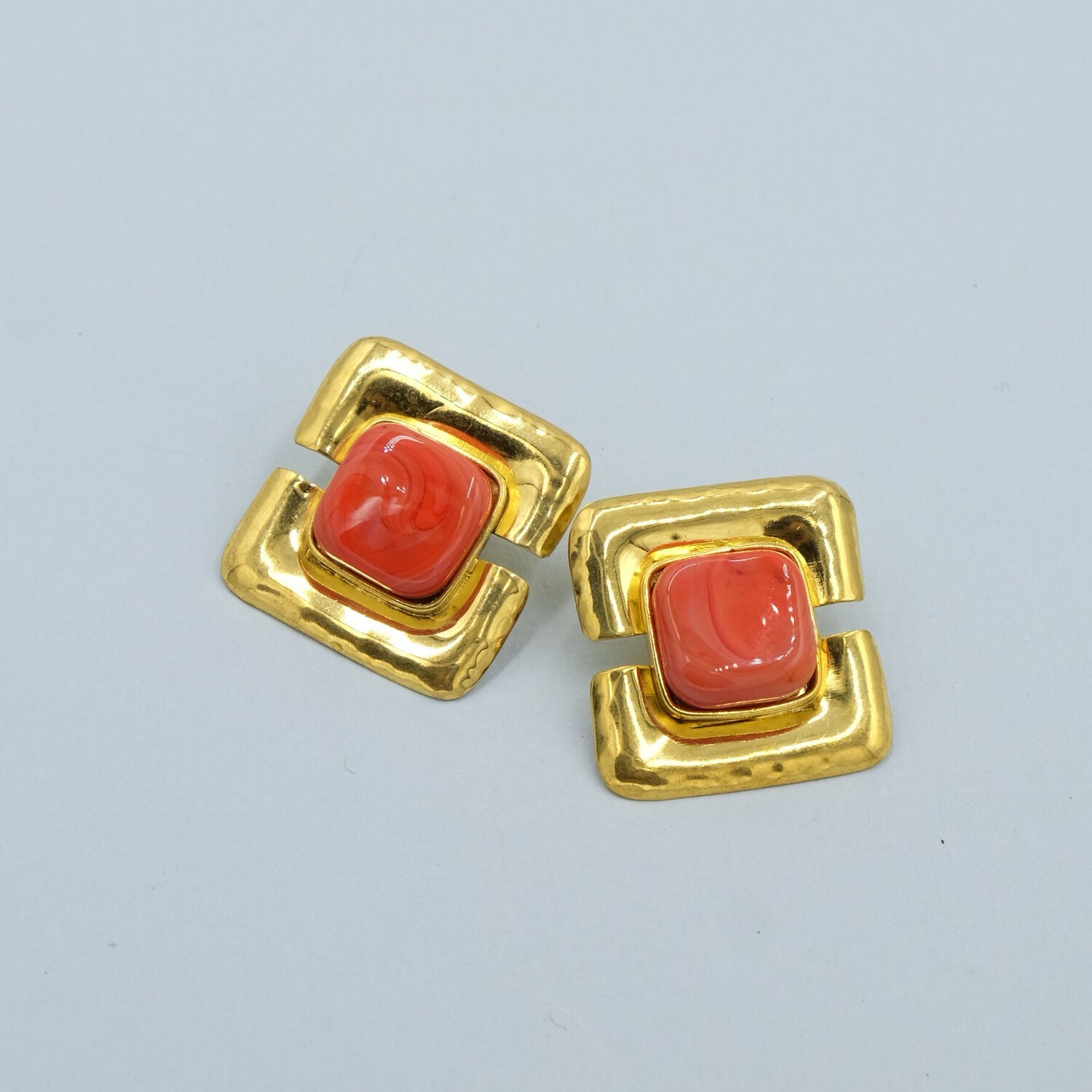 Vintage French Clip on Earrings 1990’s