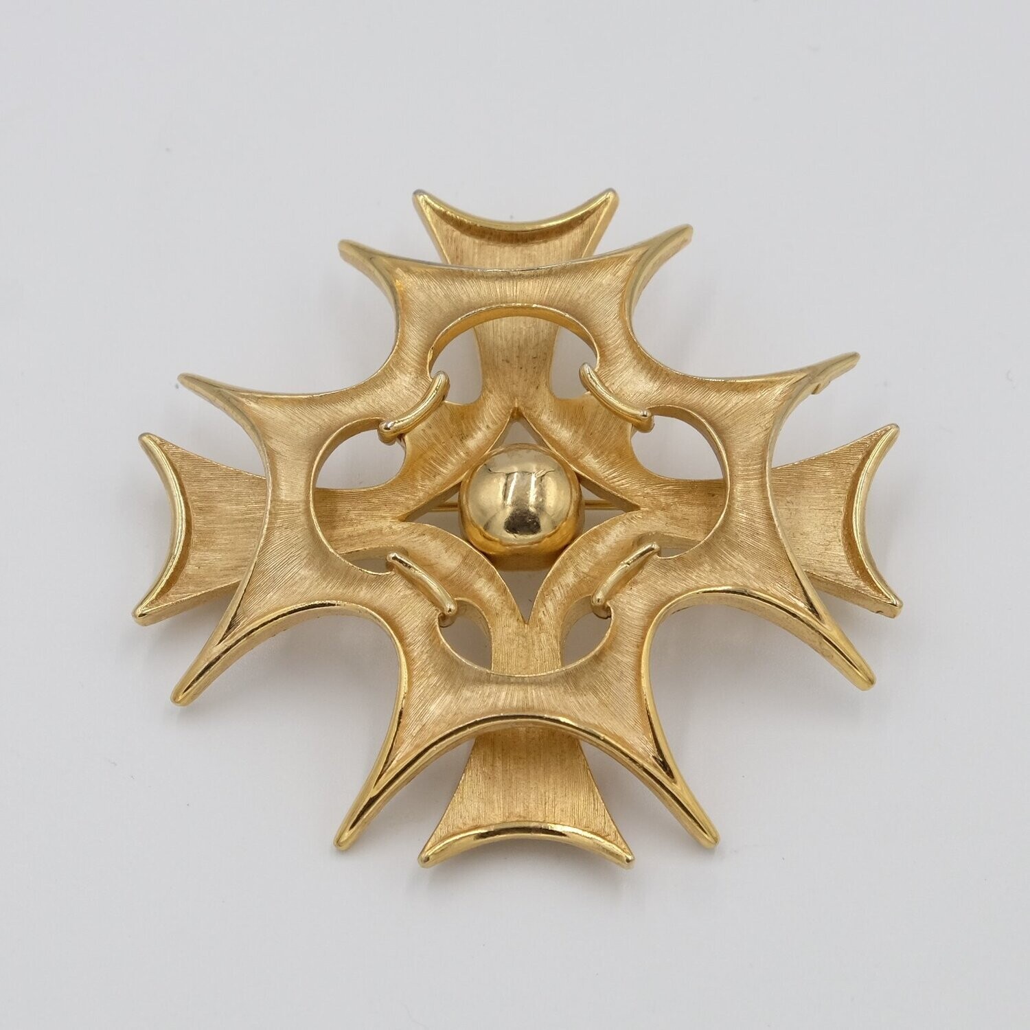 Trifari Maltese Cross Pin 1960's