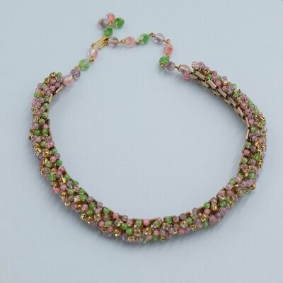 French Chocker with Glass Beading 1930's