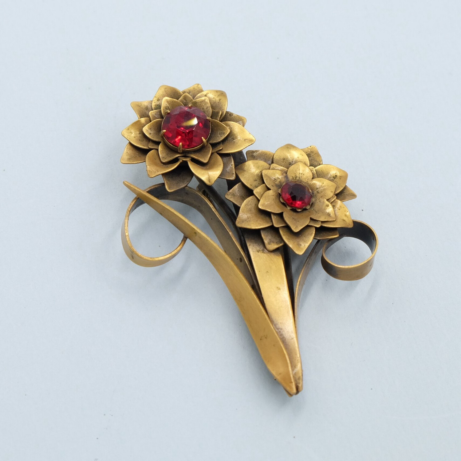 Joseff of Hollywood Flower Pin 1940’s