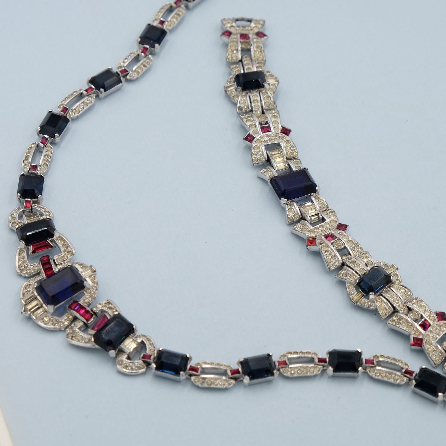 Mazer Necklace and Bracelet Set 1930’s