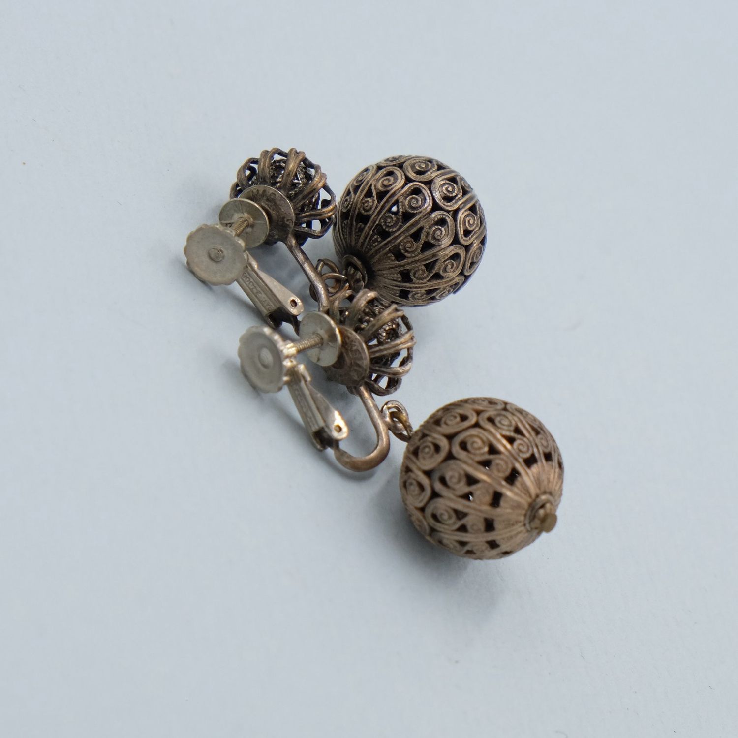 Miriam Haskell Mini Ball Earrings 1960’s