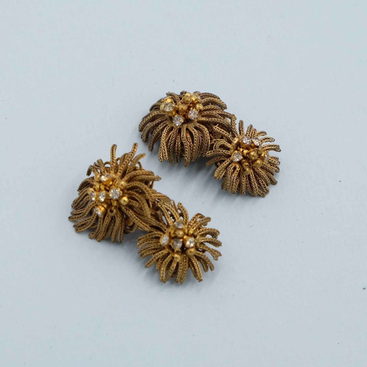 DeMario Sea Urchin Earrings 1960&#39;s