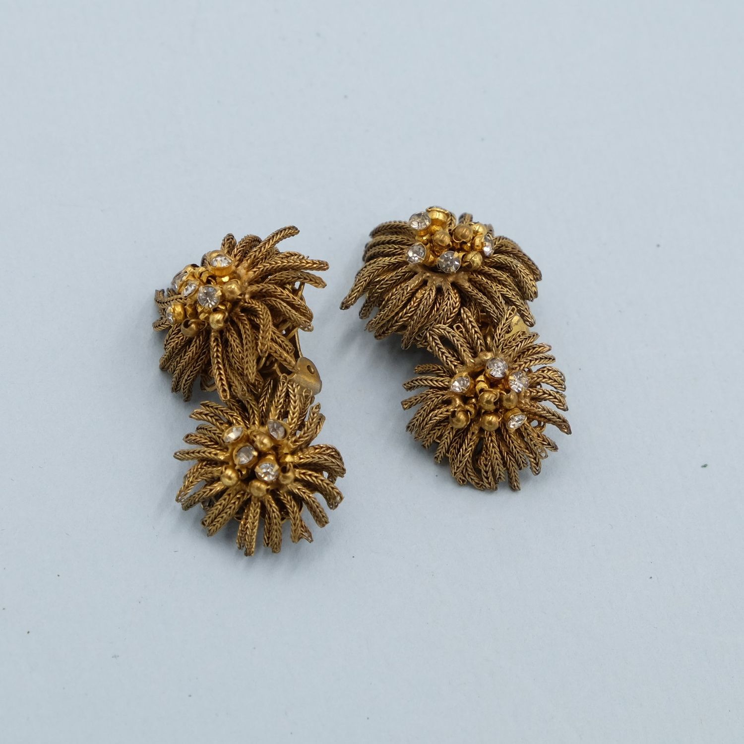 DeMario Sea Urchin Earrings 1960&#39;s