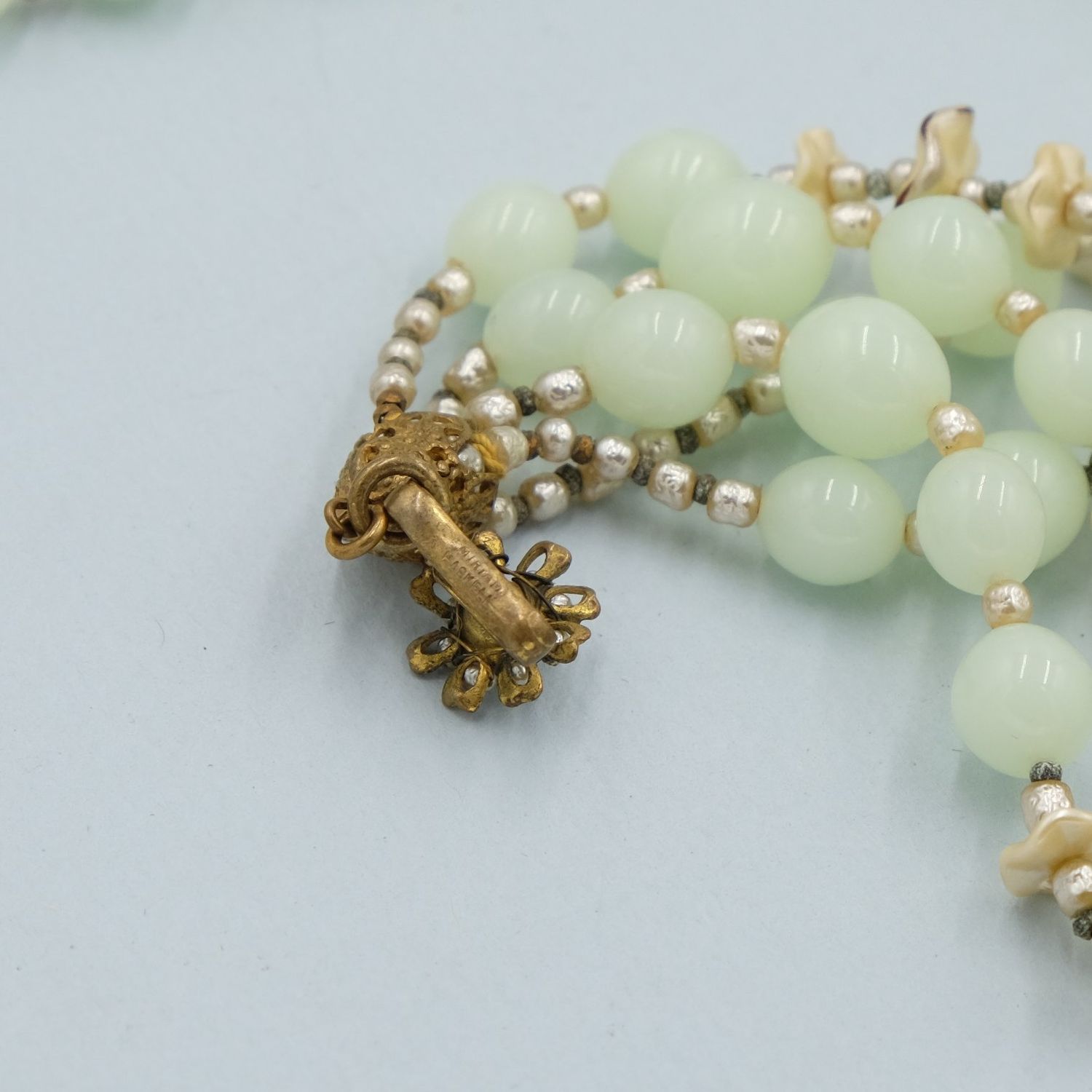 Miriam Haskell Necklace and Earrings Seaweed set 1960&#39;s