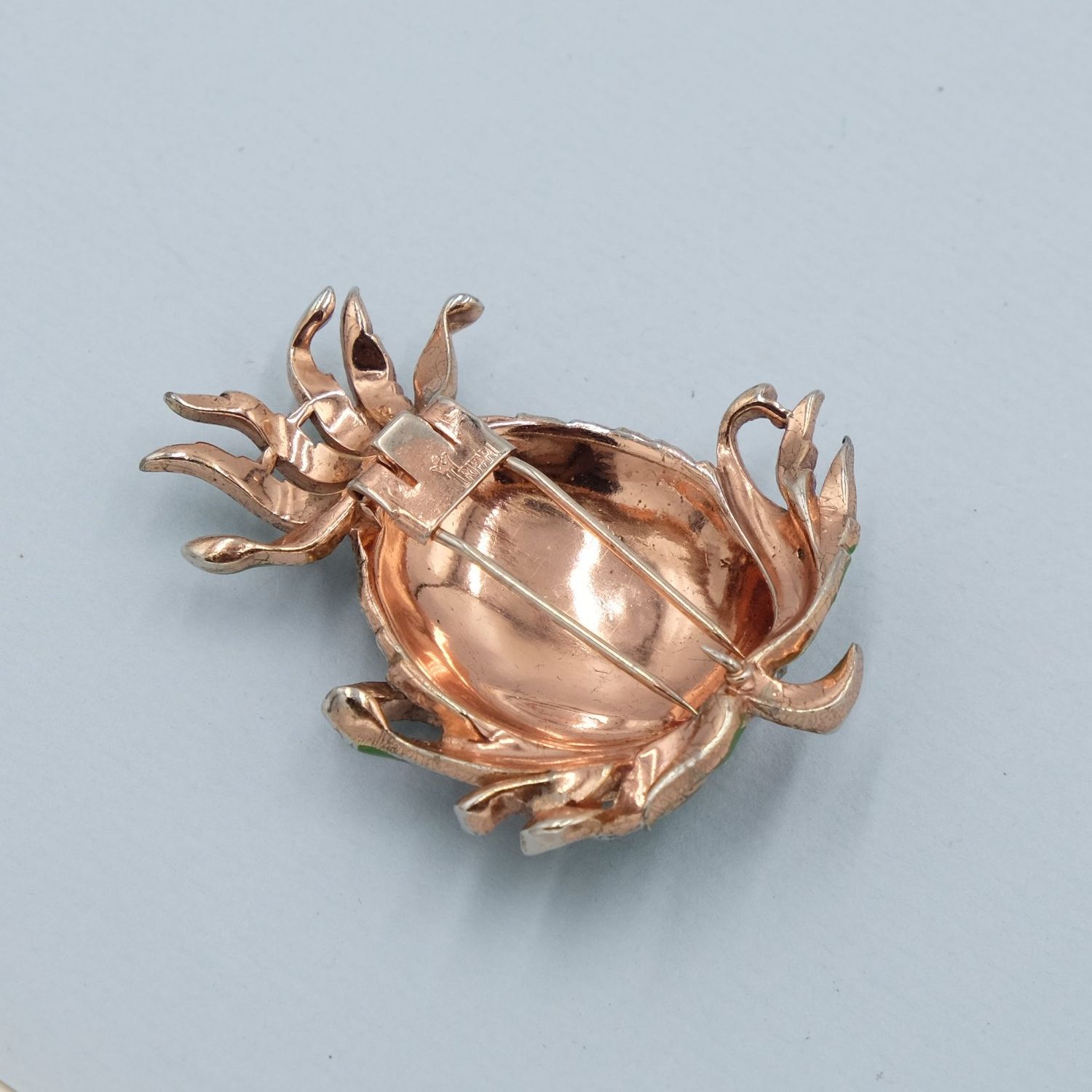 Trifari Collectible Pineapple Dress Clip 1940&#39;s