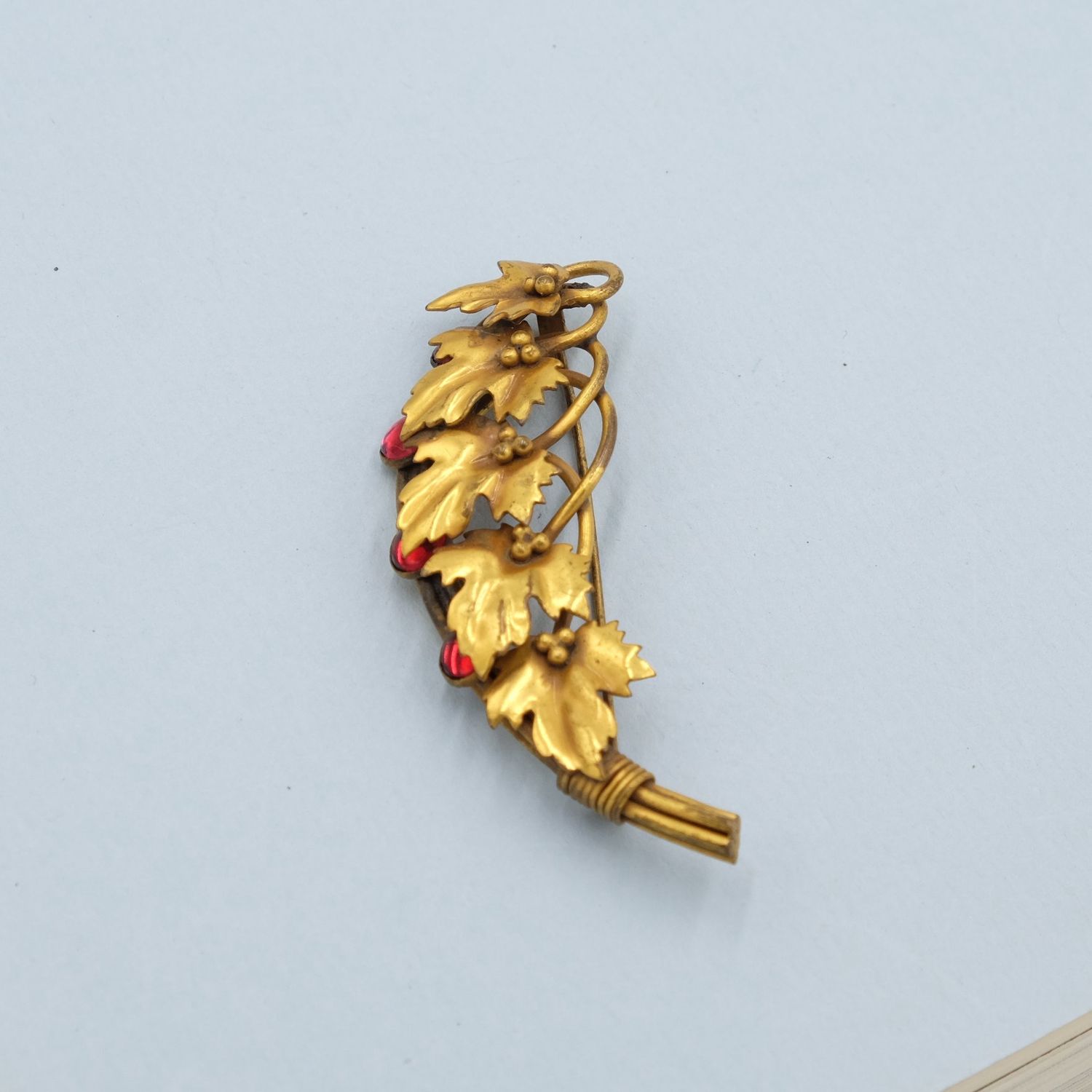 Joseff of Hollywood Bleeding Hearts Early Pin 1940’s