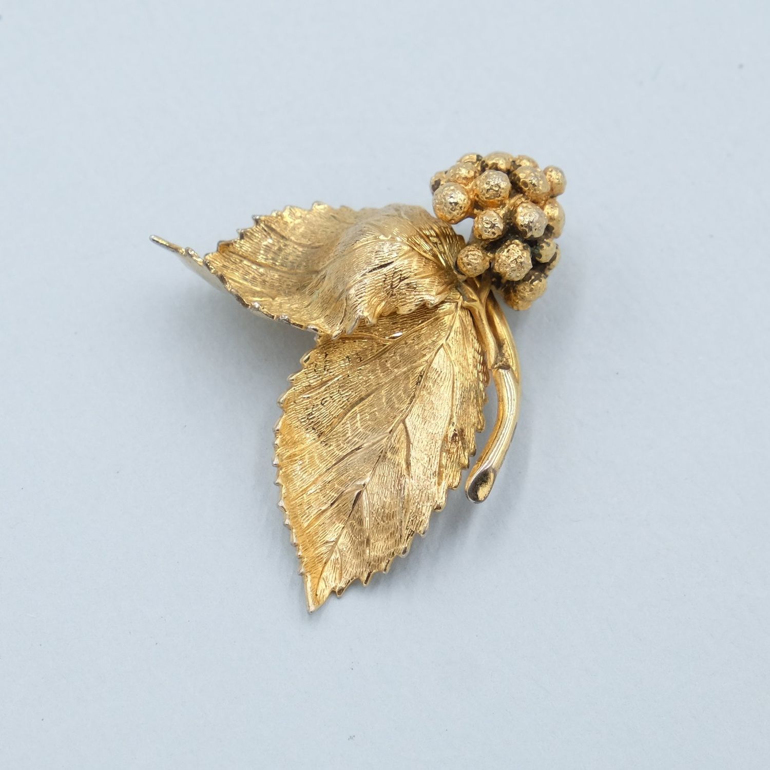 Vintage Grosse Germany Leaf Berry Pin 1967