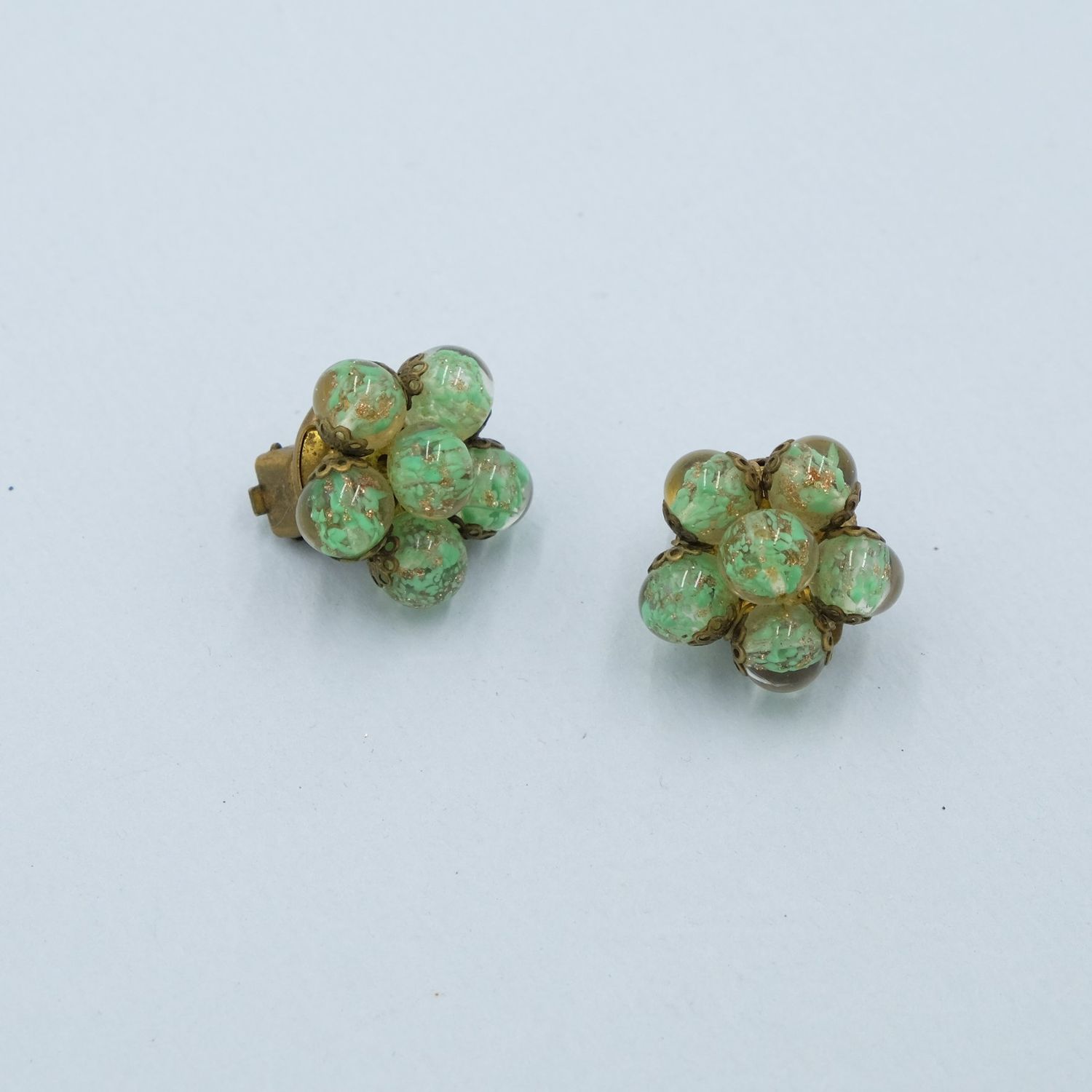 Vintage Murano Glass Earrings signed made in Italy 1960&#39;s