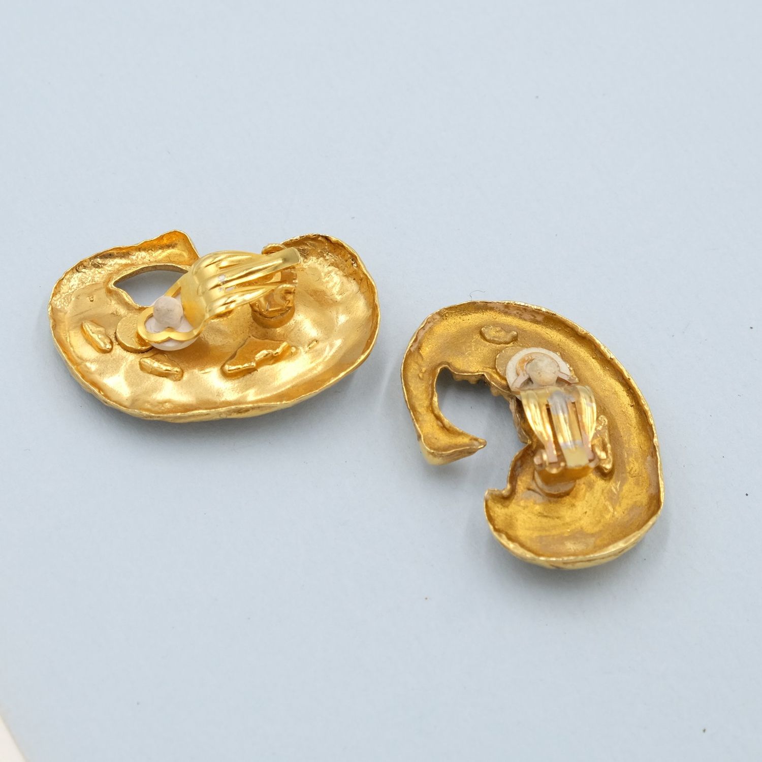 Vintage French Unsigned Earrings 1980&#39;s