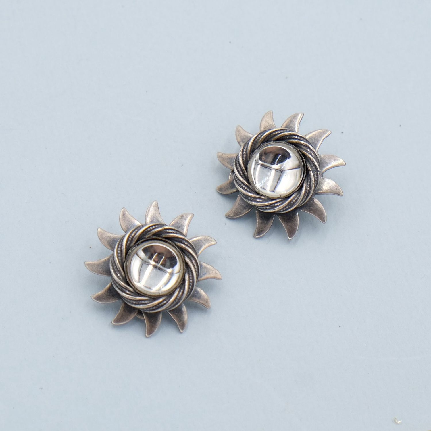Vintage Askew London Sun Earrings 1980s