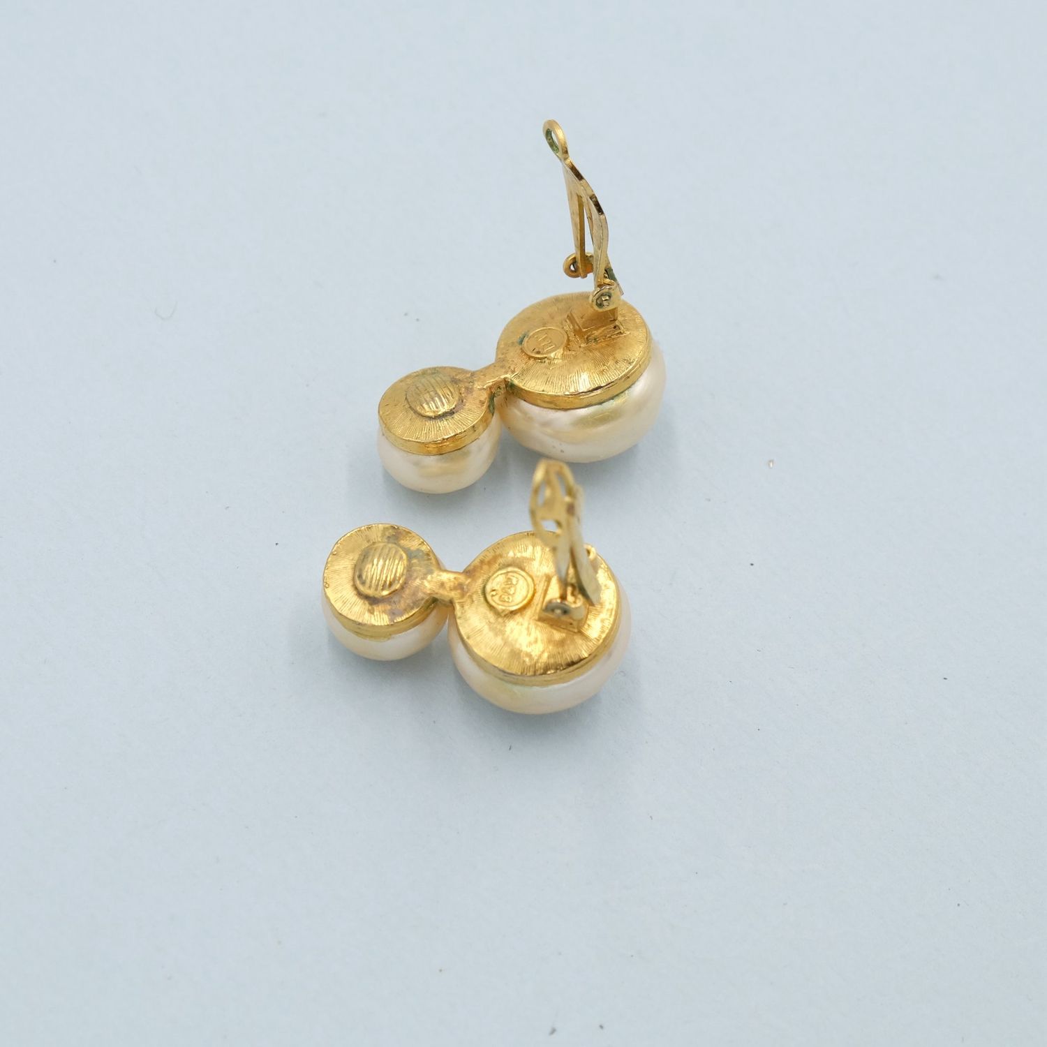 Butler and Wilson Faux Pearl Earrings 1990s