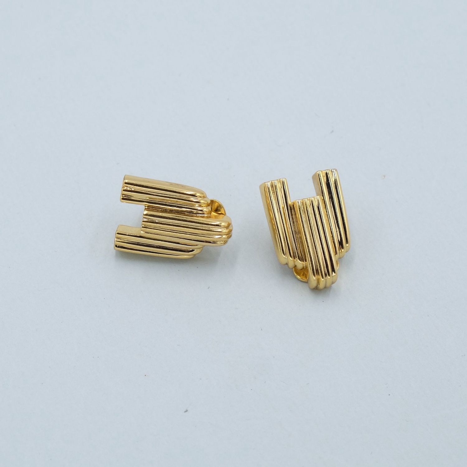 Vintage French Midcentury Modern Earrings 1960s 