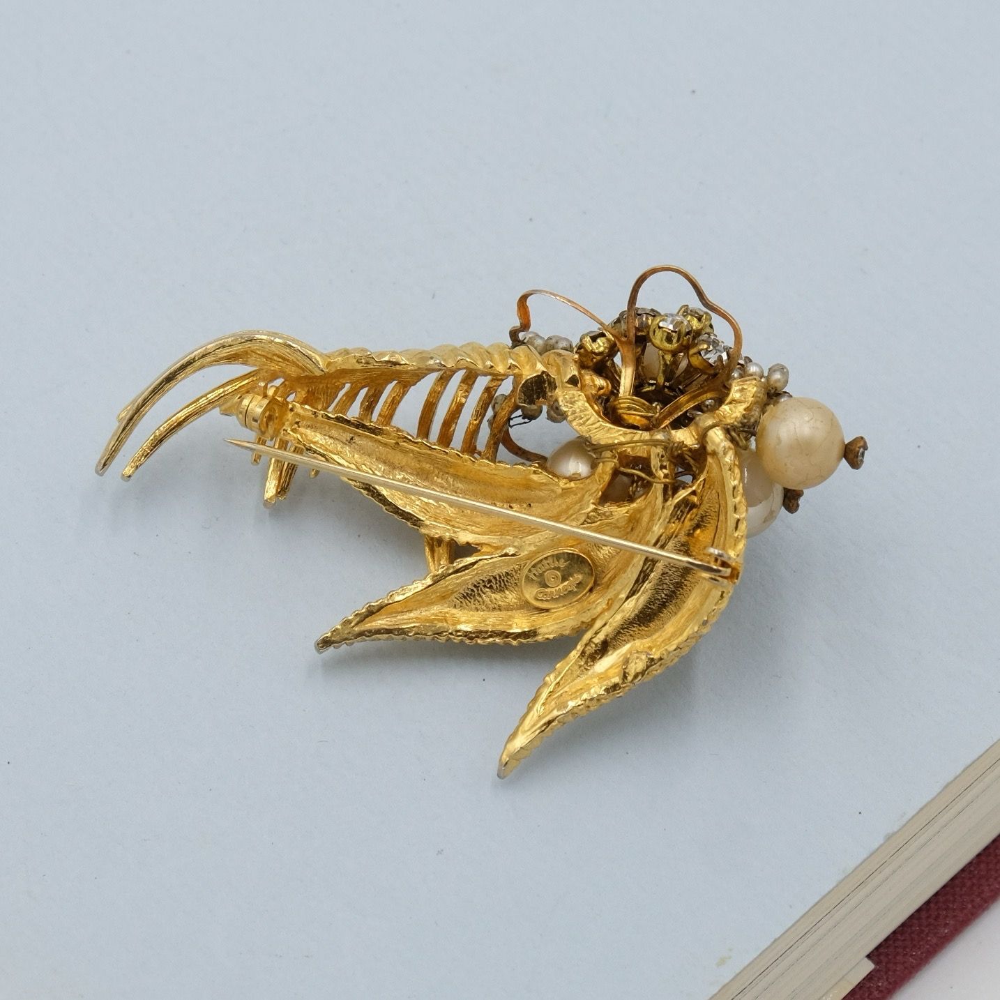 Hattie Carnegie Cornucopia Pin 1960s