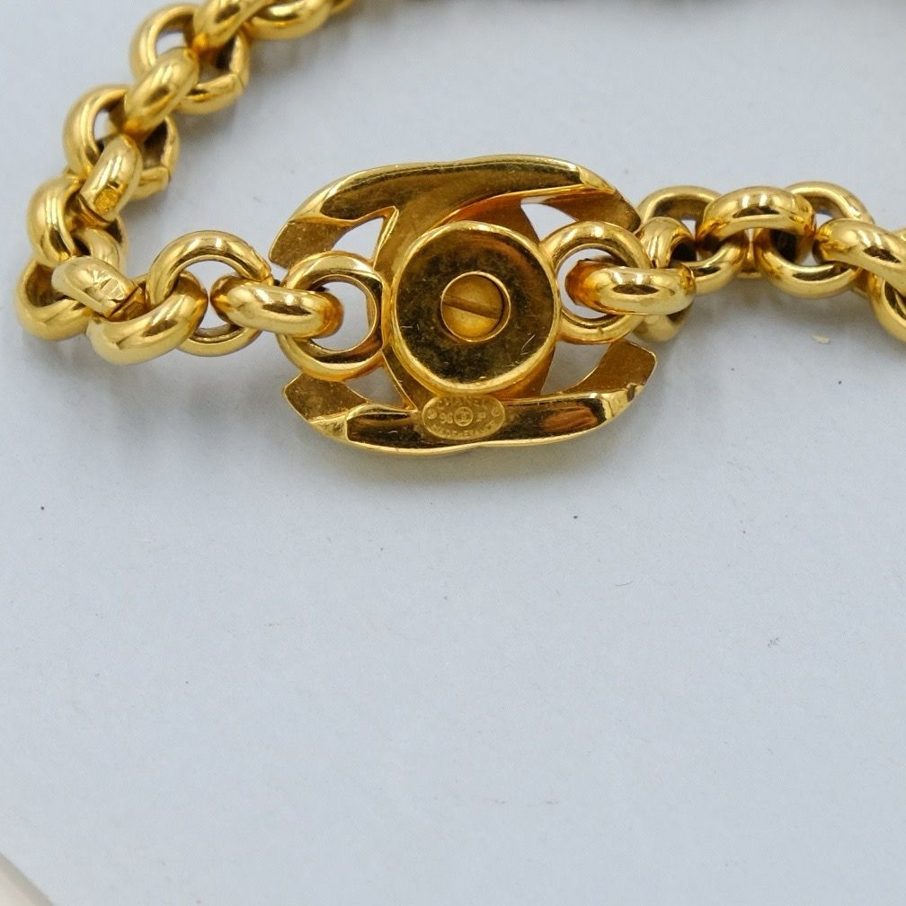 Vintage Chanel Pastel Colors Gripoix Necklace 1990s