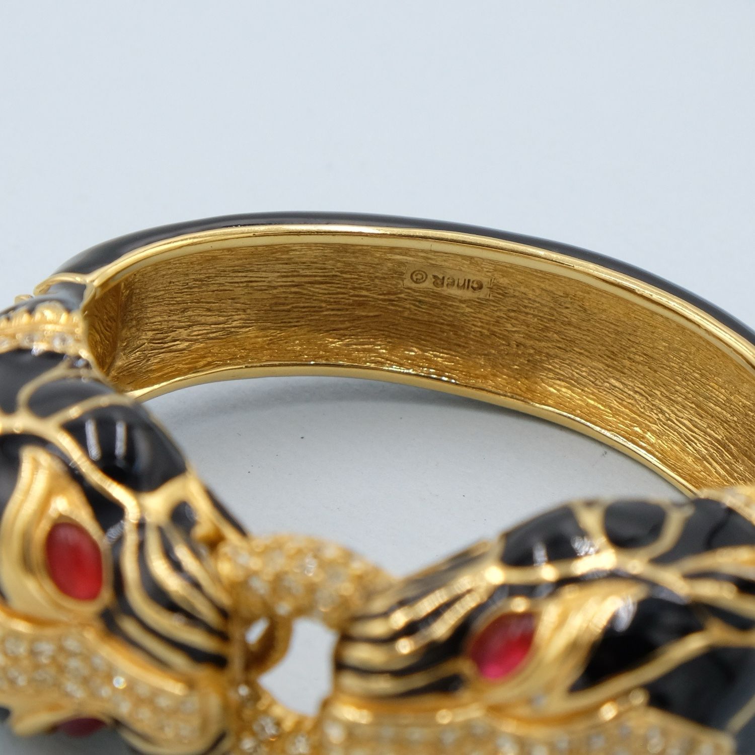 Vintage Ciner Black Panter Cuff 1980s