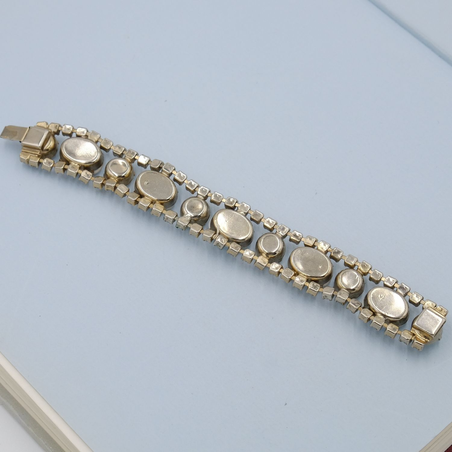 Vintage Milk Glass Bracelet 1960s