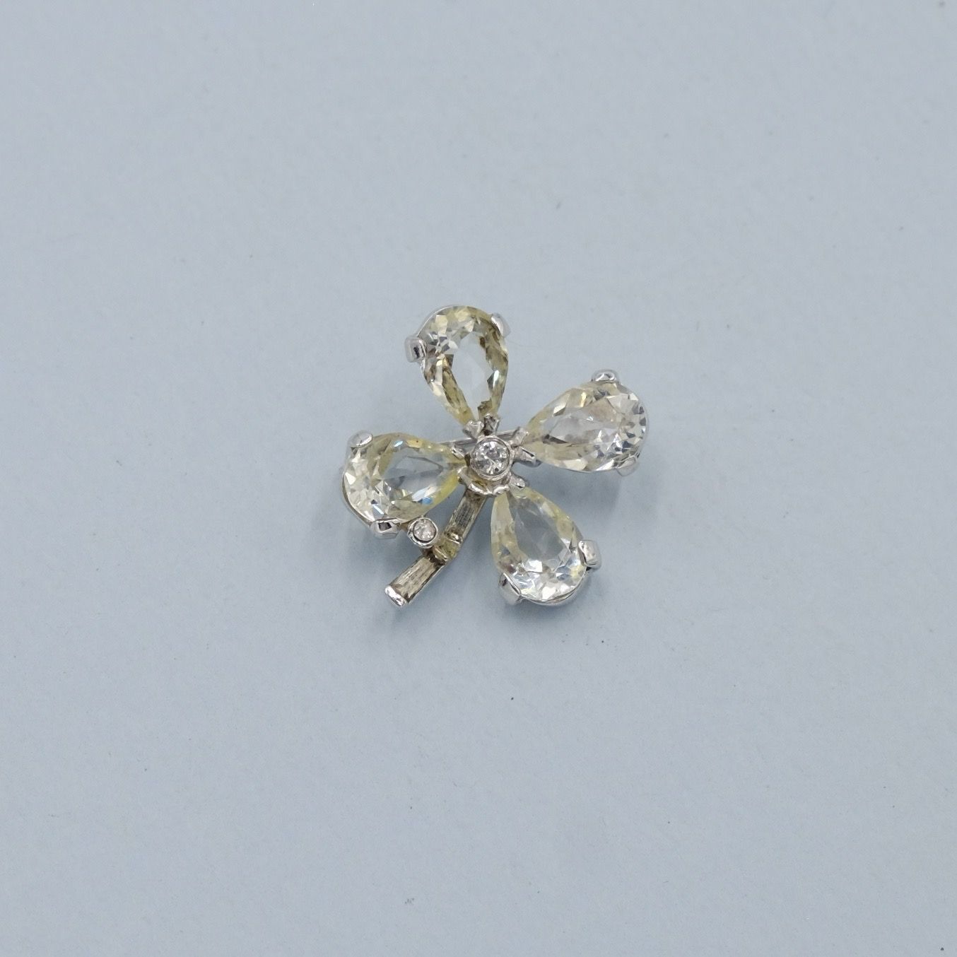 Vintage Trifari Clover Shamrock Pin 1950s
