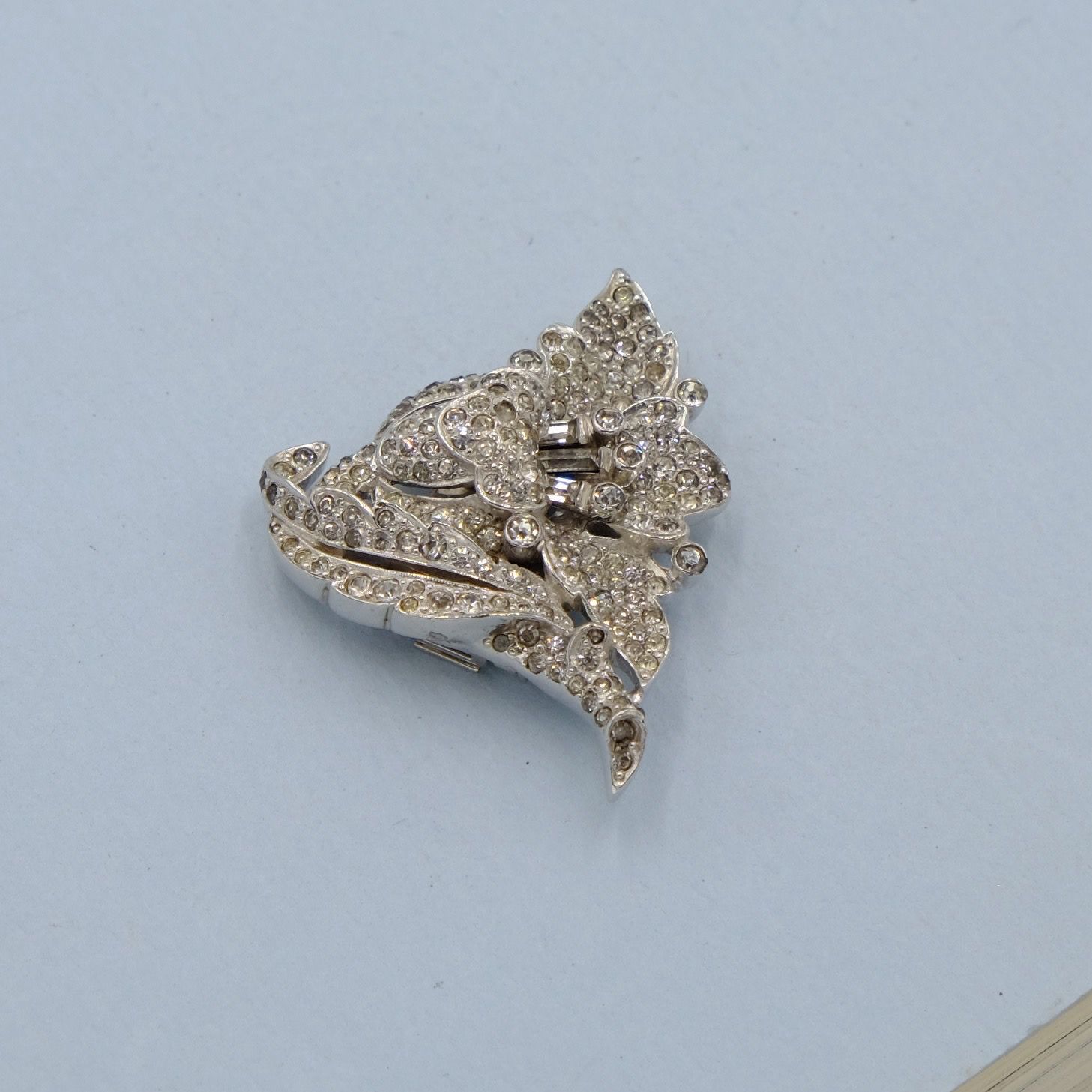 Vintage Mazer Flower Dress Clip 1940s