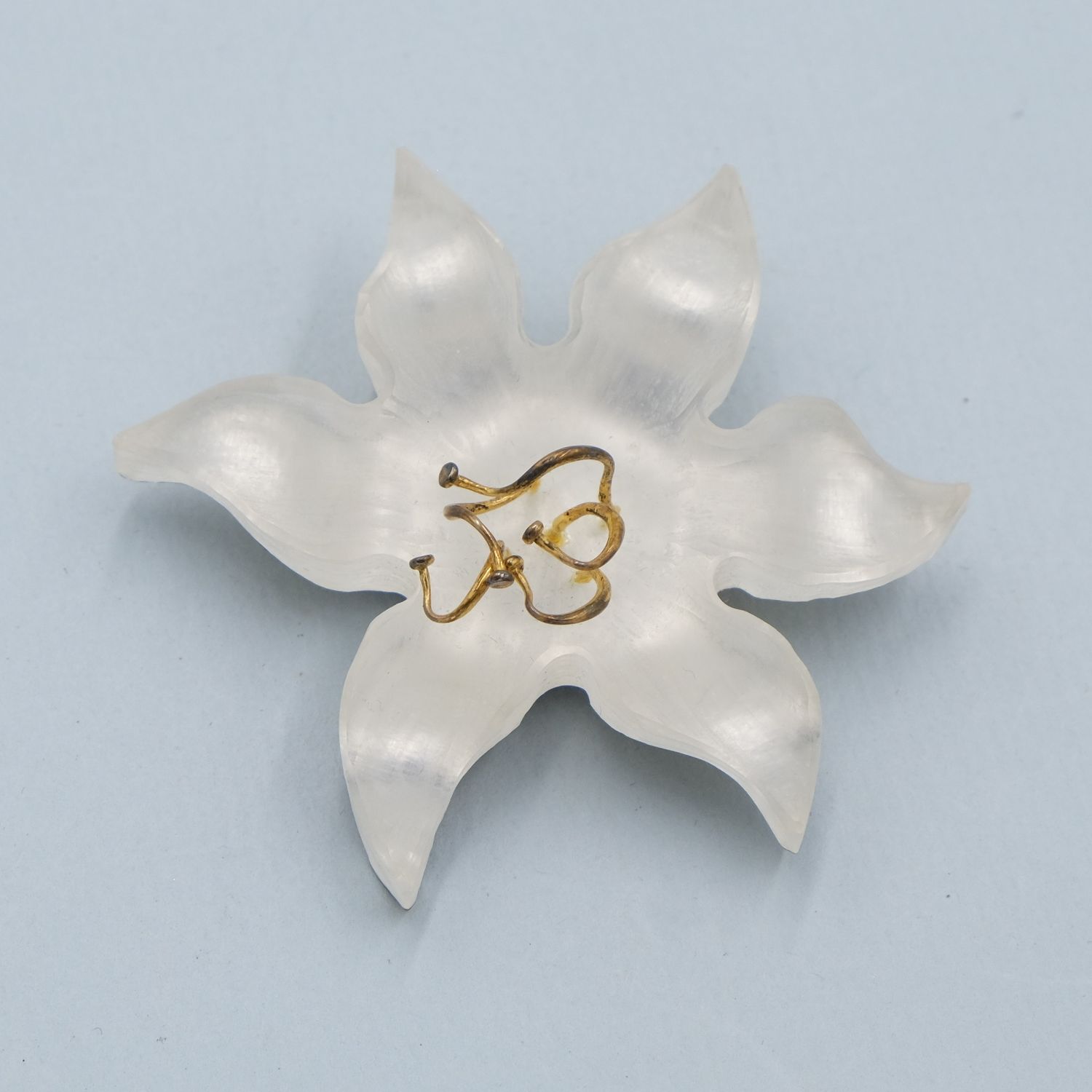 Alexis Bittar Vintage Lucite Flower Pin
