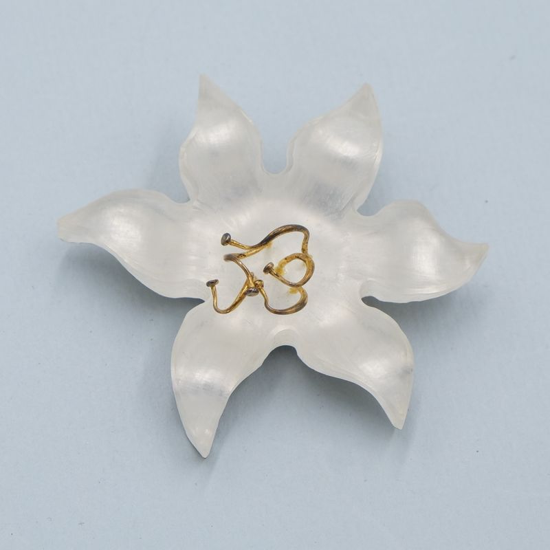 Alexis Bittar Vintage Lucite Flower Pin