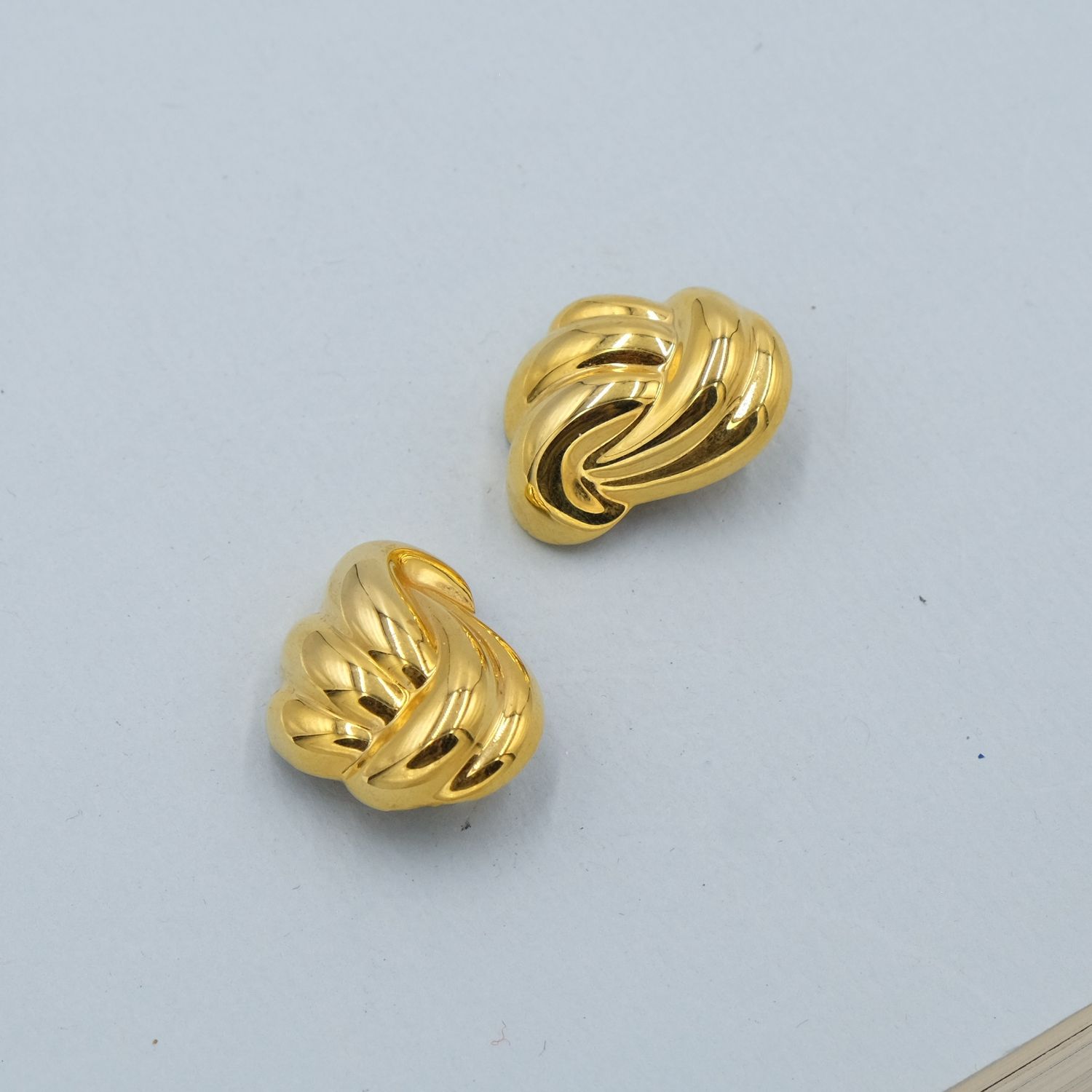 Vintage Twisted Earrings 1990s