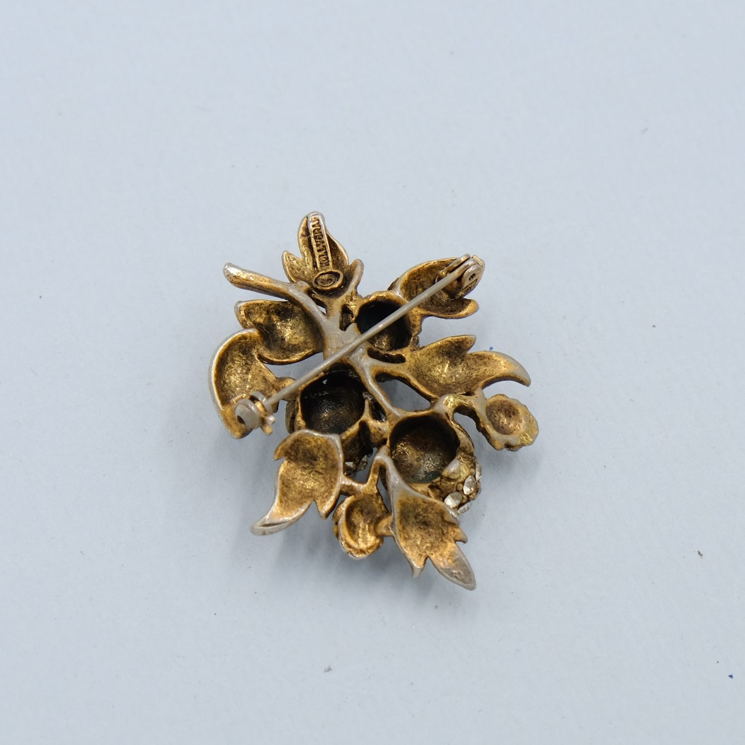 Vintage Hollycraft Berry Pin 1960s